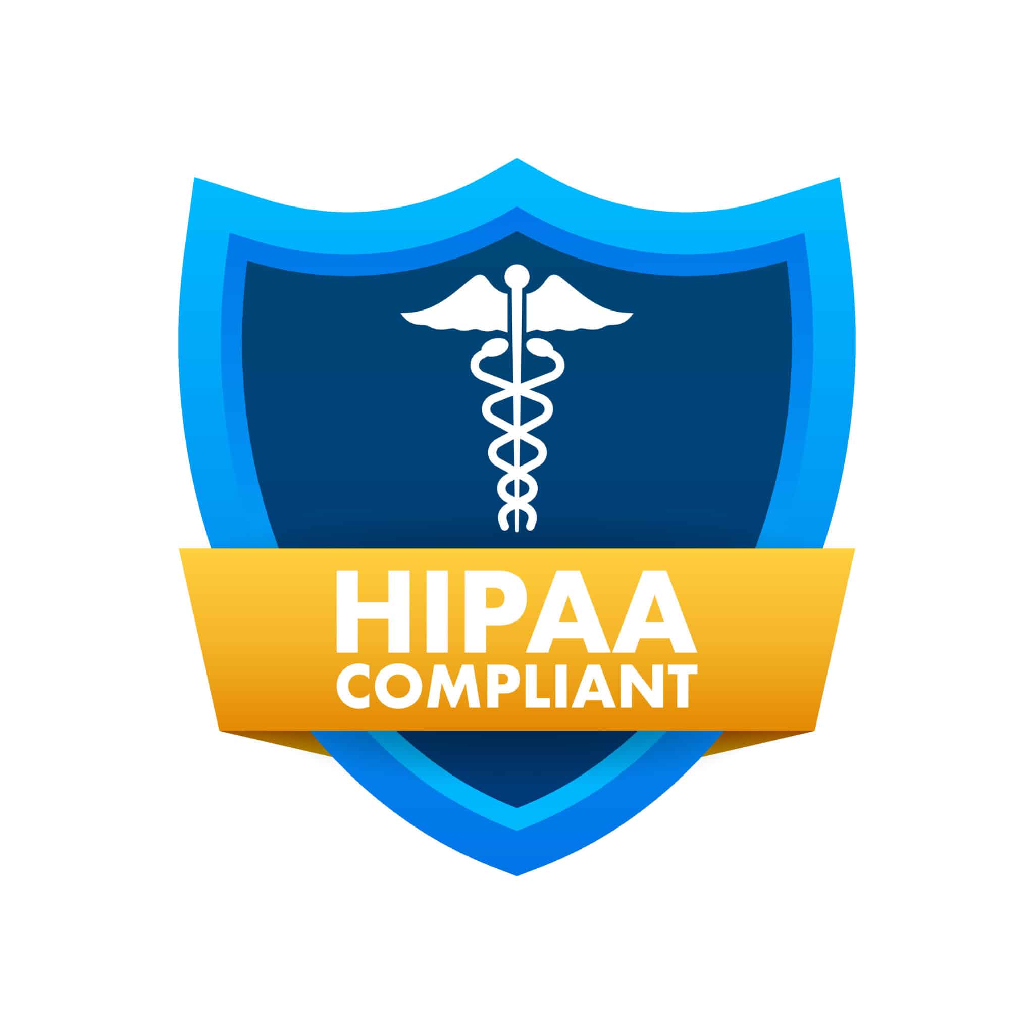 HIPAA compliant logo, denoting Athreon's adherence to healthcare privacy and security standards.