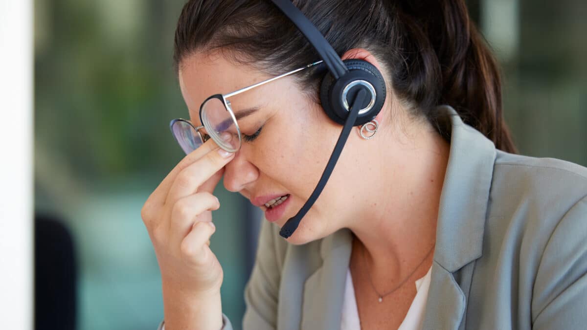 Stressed insurance agents can adversely impact business outcomes due to call center burnout.