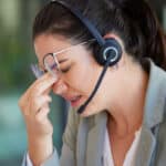 Stressed insurance agents can adversely impact business outcomes due to call center burnout.