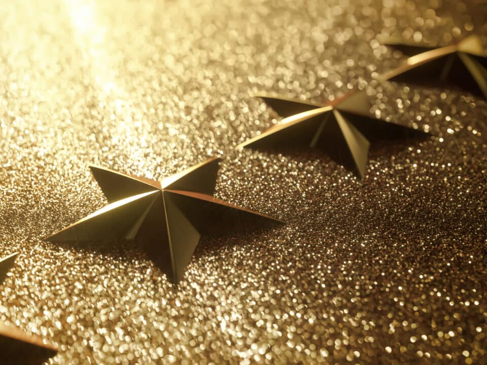 Golden stars showcase Athreon as best transcription service for unrivaled quality and reliability.