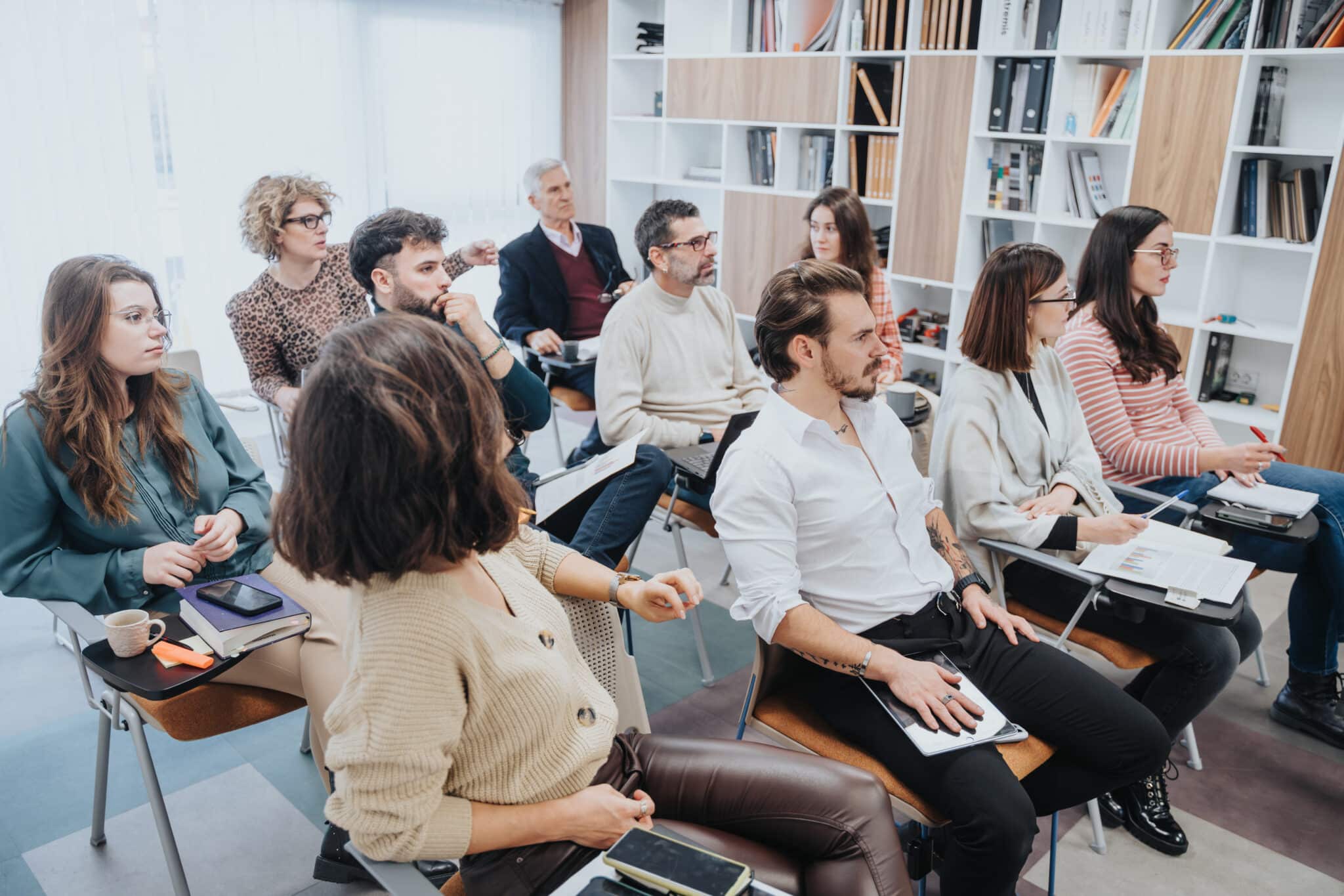 Employees learn best practices to protect client data as part of cybersecurity awareness training.